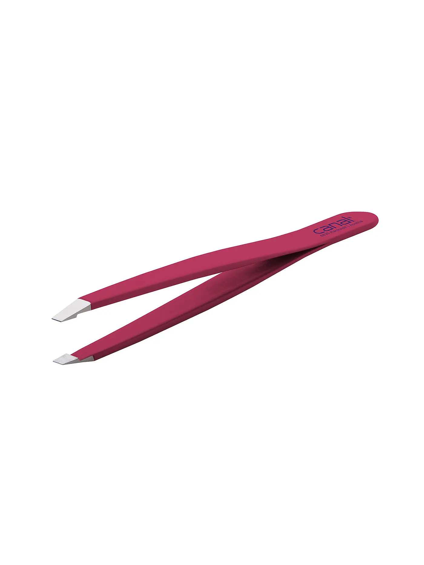 CANAL | Haarpinzette rostfrei/gerade 95mm (Fuxia) 2015-02 | 